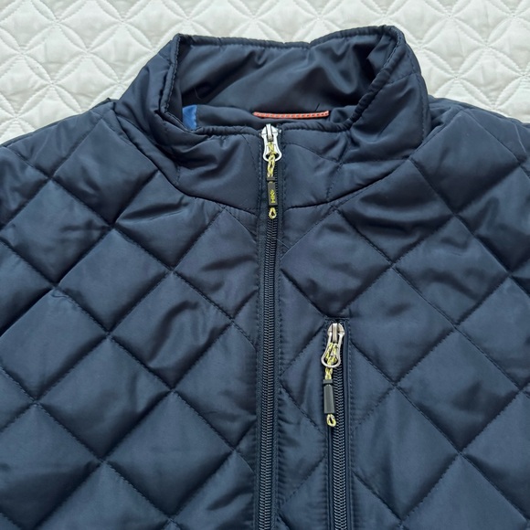 Hawke & Co. Diamond Quilted Barn Jacket Navy Size M - Picture 5 of 15